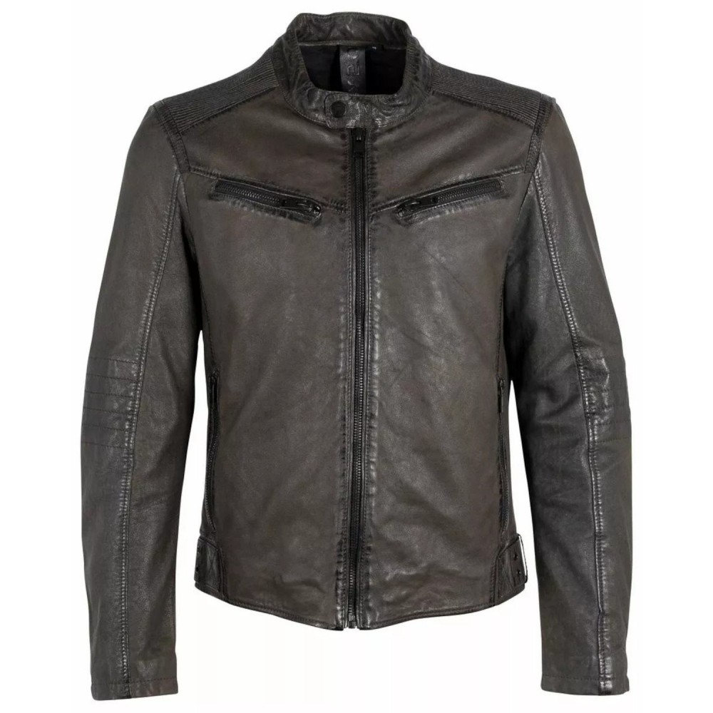 Geaca de Piele Barbati Gipsy Olive G2MTayco - readytowear