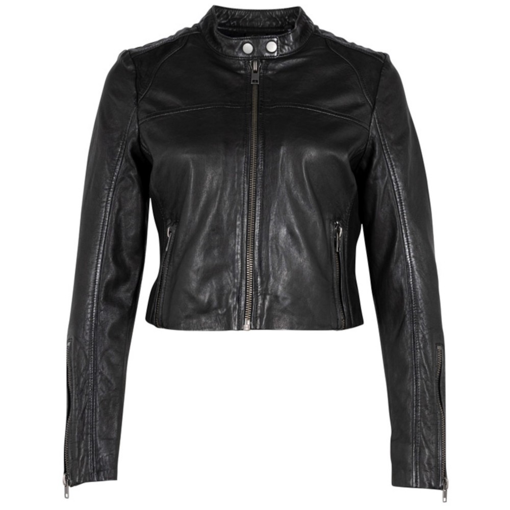 Geaca Scurta de Piele Dama Gipsy Neagra G2WAdana Geaca Scurta de Piele Dama Gipsy Neagra G2WAdana - readytowear.ro