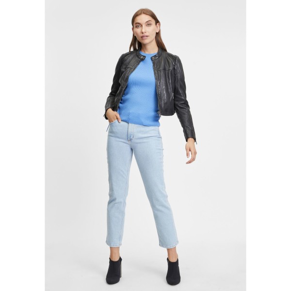 Geaca Scurta de Piele Dama Gipsy Neagra G2WAdana – Geci de Piele — fotografia 5