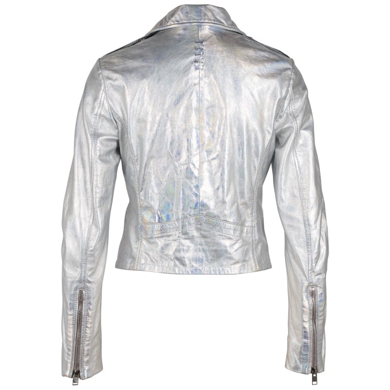 Geaca de Piele Dama Gipsy Holografica G2WAdeni – Black Friday