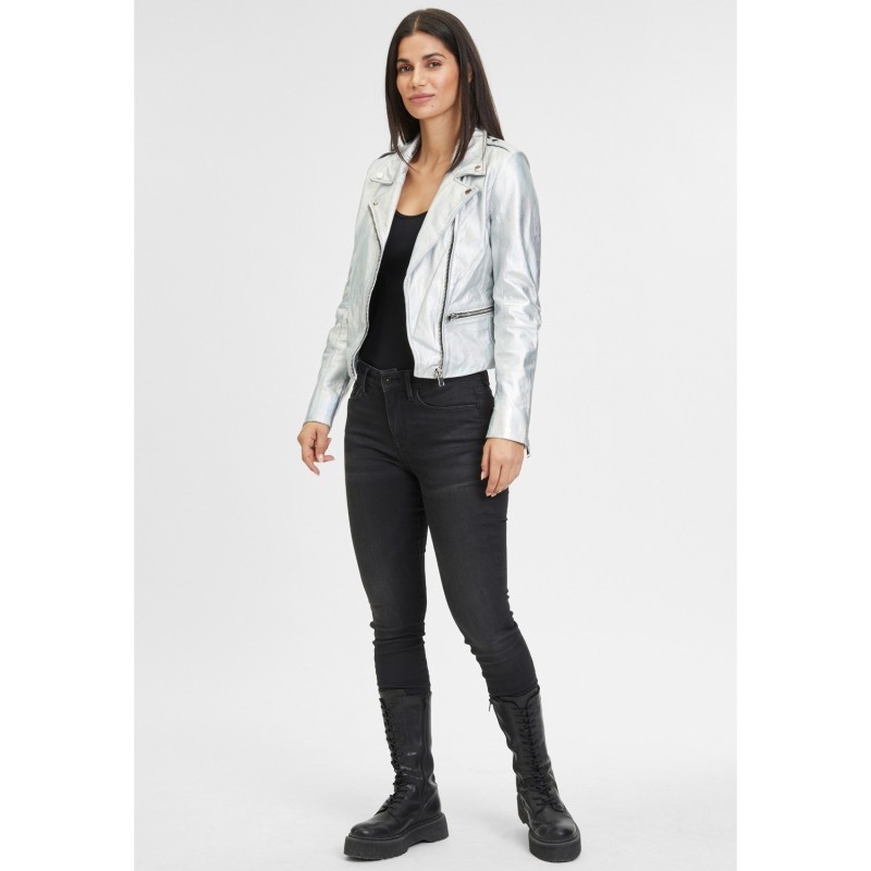 Geaca de Piele Dama Gipsy Holografica G2WAdeni – Black Friday