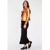 Geaca de Piele Dama Gipsy Portocaliu Metalic G2WAdine 2 SF LAMEV geci de piele - readytowear.ro
