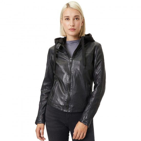 Geaca de Piele Dama Gipsy Neagra G2WAlana Geaca de Piele Dama Gipsy Neagra G2WAlana