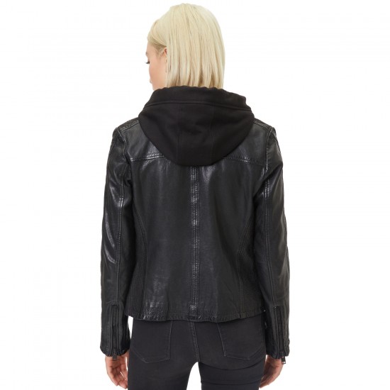 Geaca de Piele Dama Gipsy Neagra G2WAlana Geaca de Piele Dama Gipsy Neagra G2WAlana