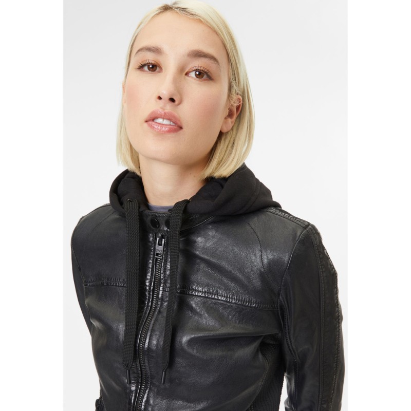 Geaca de Piele Dama Gipsy Neagra G2WAlana – Black Friday