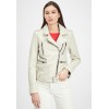 Geaca de Piele Dama Gipsy Alba G2WAnca SF LAROXV geci de piele - readytowear.ro