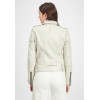 Geaca de Piele Dama Gipsy Alba G2WAnca SF LAROXV geci de piele - readytowear.ro