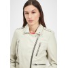 Geaca de Piele Dama Gipsy Alba G2WAnca SF LAROXV geci de piele - readytowear.ro