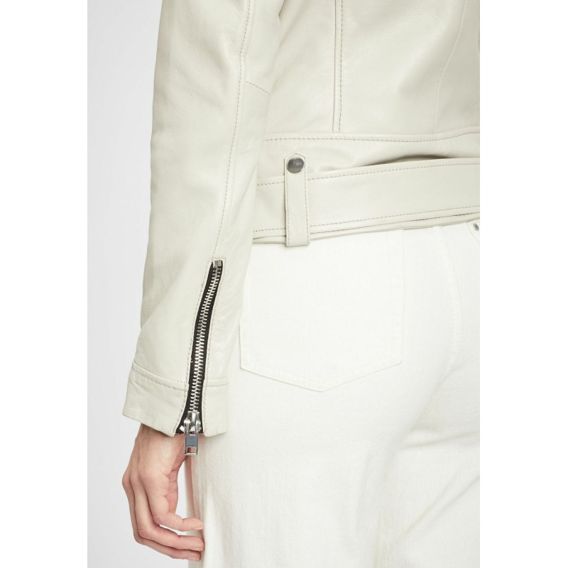 Geaca de Piele Dama Gipsy Alba G2WAnca SF LAROXV – IMBRACAMINTE