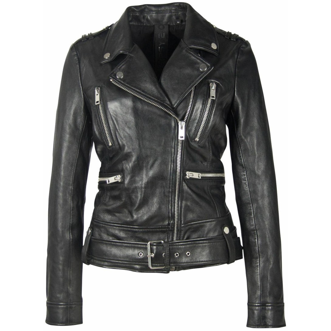 Geaca de Piele Dama Gipsy Neagra G2WAnca SF LAROXV – IMBRACAMINTE