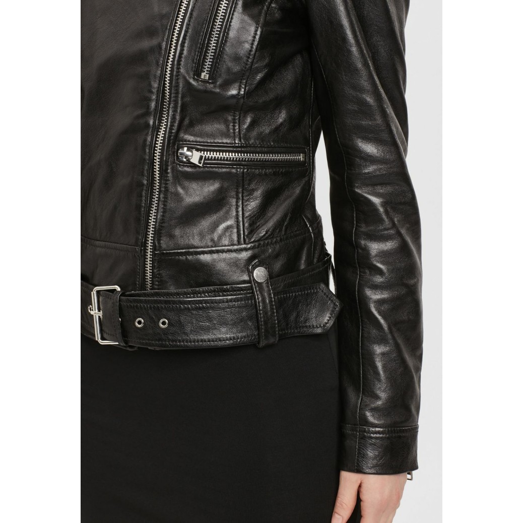 Geaca de Piele Dama Gipsy Neagra G2WAnca SF LAROXV – IMBRACAMINTE