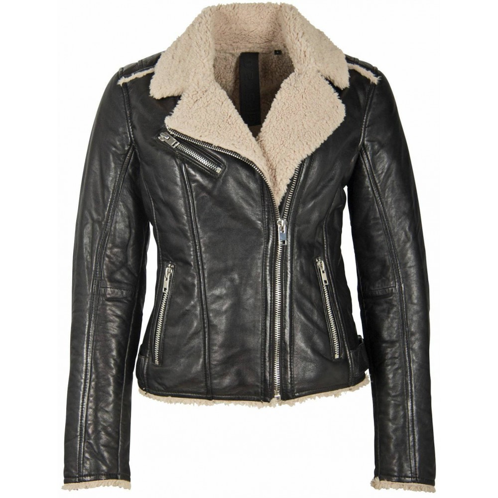 Geaca de Piele Dama Gipsy Neagra G2WAnia P SF NSLVV W Geaca de Piele Dama Gipsy Neagra G2WAnia P SF NSLVV W - readytowear