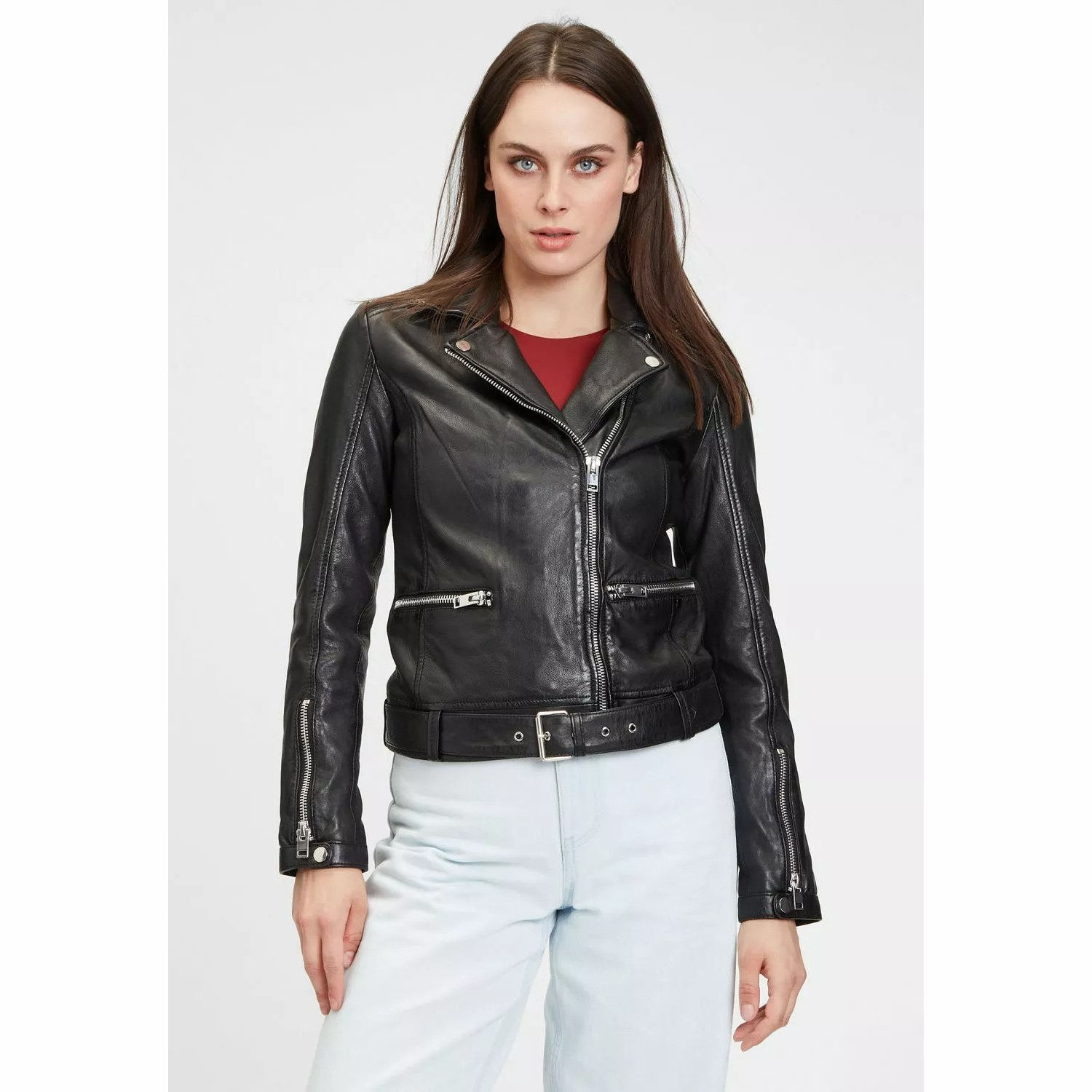 Geaca de Piele Dama Gipsy Neagra G2WArisha SF LASARV – IMBRACAMINTE