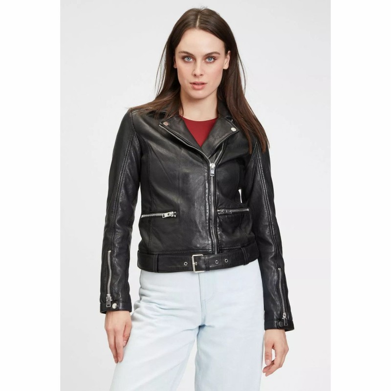 Geaca de Piele Dama Gipsy Neagra G2WArisha SF LASARV – IMBRACAMINTE