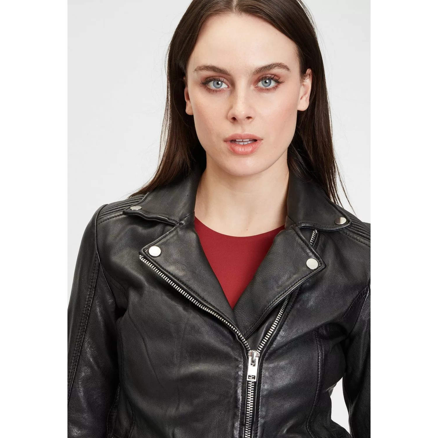 Geaca de Piele Dama Gipsy Neagra G2WArisha SF LASARV – IMBRACAMINTE