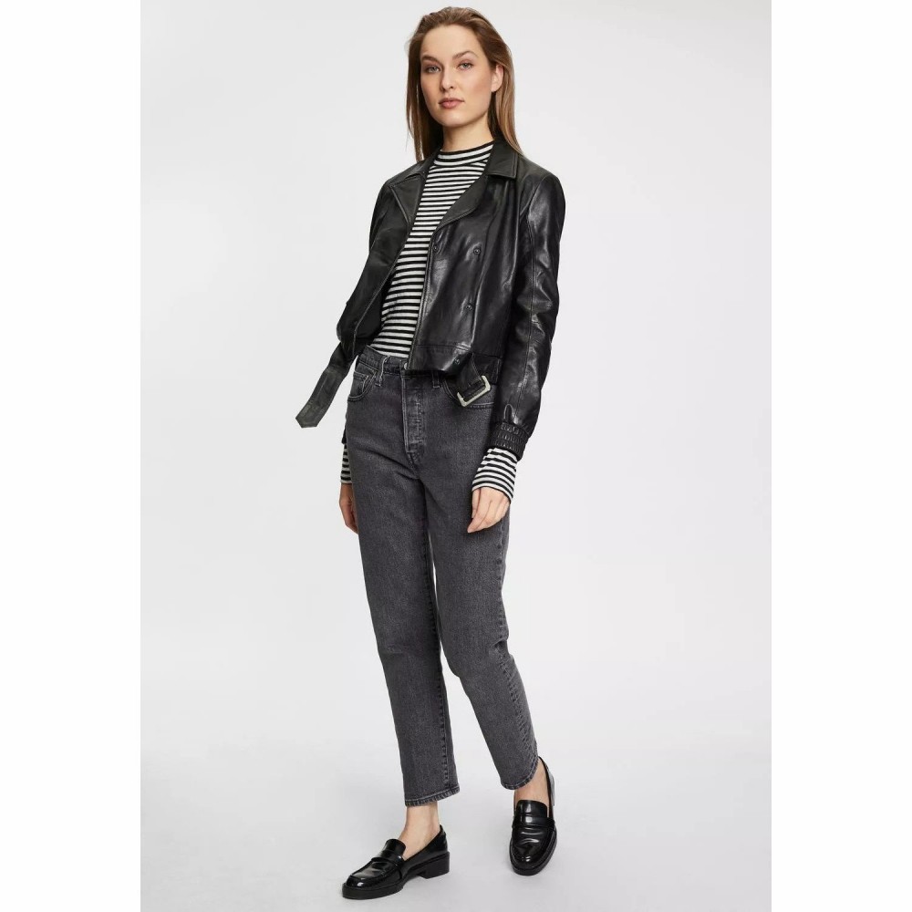 Geaca de Piele Dama Gipsy Neagra G2WBejda Geaca de Piele Dama Gipsy Neagra G2WBejda - readytowear.ro