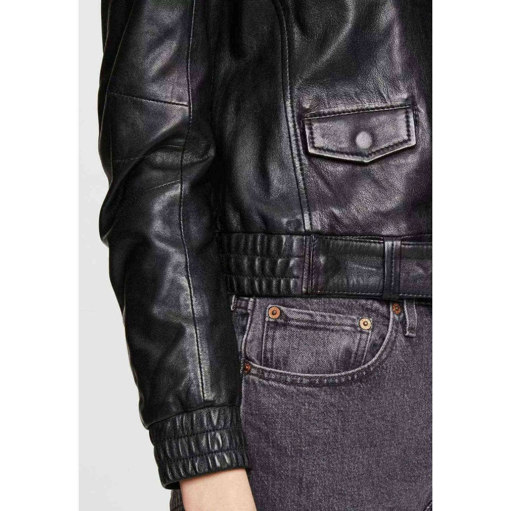 Geaca de Piele Dama Gipsy Neagra G2WBejda Geaca de Piele Dama Gipsy Neagra G2WBejda - readytowear.ro