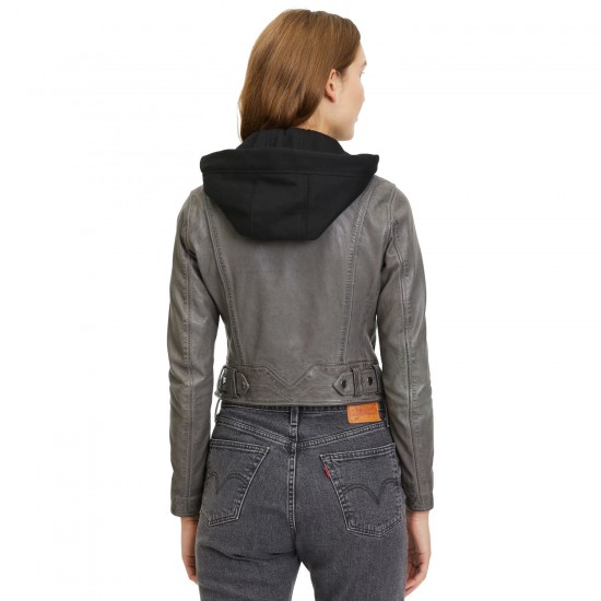 Geaca de Piele Dama Gipsy Gri G2WBelfa Geaca de Piele Dama Gipsy Gri G2WBelfa