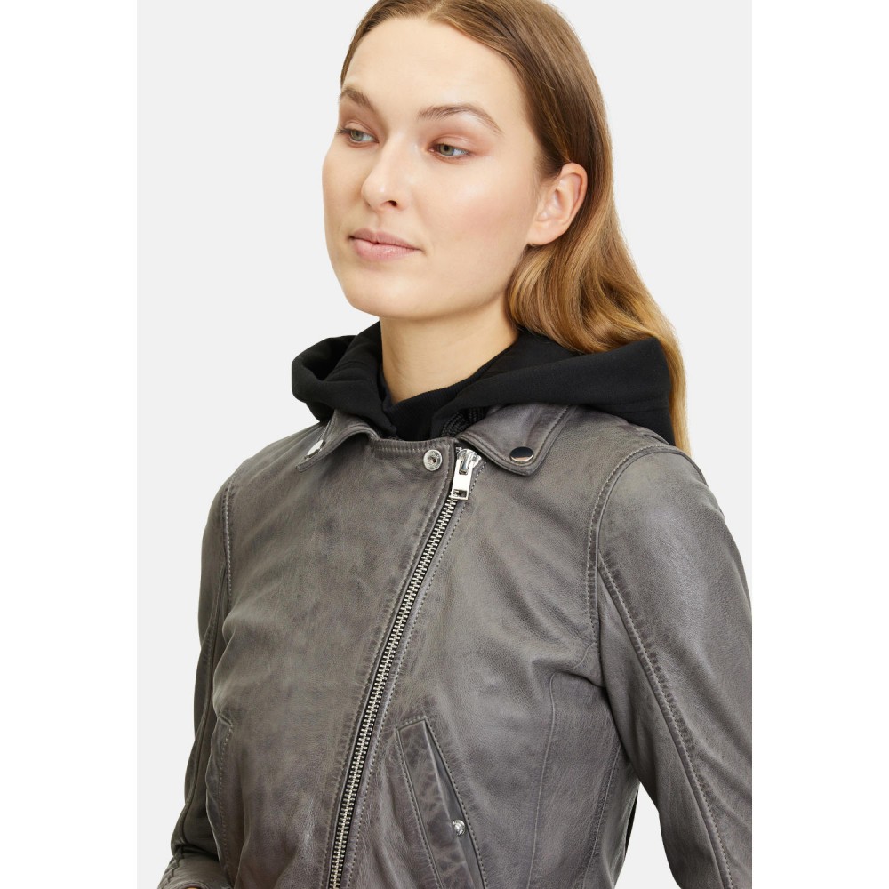 Geaca de Piele Dama Gipsy Gri G2WBelfa – Black Friday