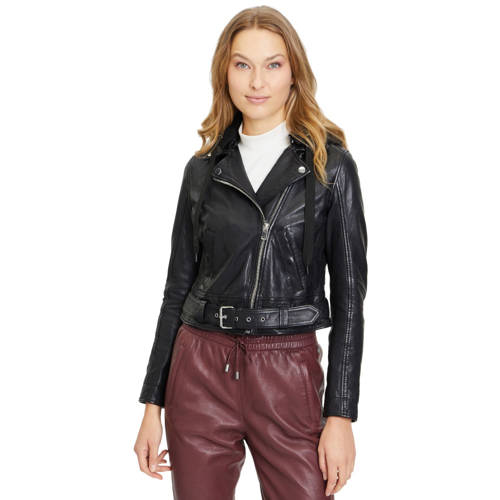 Geaca de Piele Dama Gipsy Neagra G2WBelfa Geaca de Piele Dama Gipsy Neagra G2WBelfa - readytowear.ro