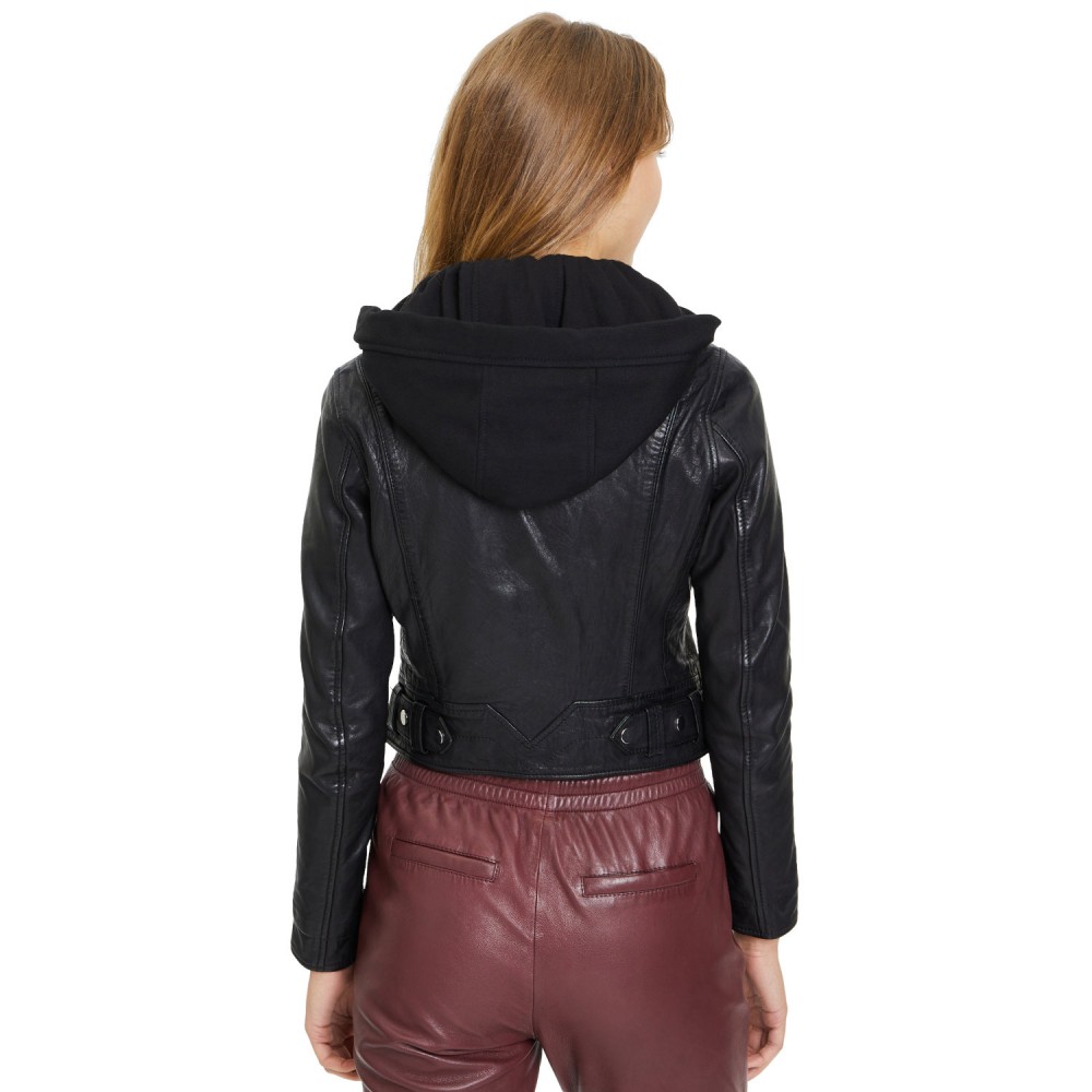 Geaca de Piele Dama Gipsy Neagra G2WBelfa Geaca de Piele Dama Gipsy Neagra G2WBelfa - readytowear.ro