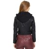 Geaca de Piele Dama Gipsy Neagra G2WBelfa Geaca de Piele Dama Gipsy Neagra G2WBelfa - readytowear.ro