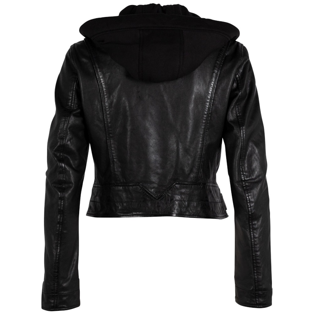 Geaca de Piele Dama Gipsy Neagra G2WBelfa Geaca de Piele Dama Gipsy Neagra G2WBelfa - readytowear.ro