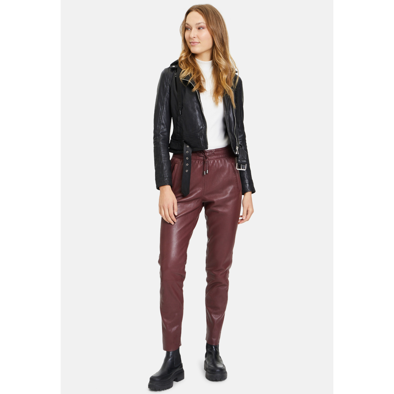 Geaca de Piele Dama Gipsy Neagra G2WBelfa – IMBRACAMINTE