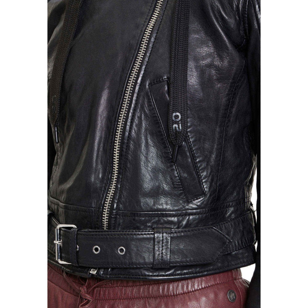 Geaca de Piele Dama Gipsy Neagra G2WBelfa Geaca de Piele Dama Gipsy Neagra G2WBelfa - readytowear.ro