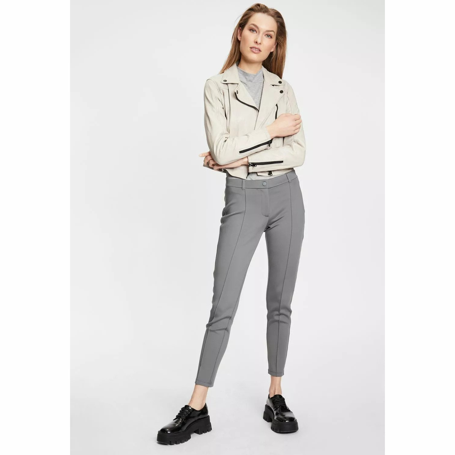 Geaca de Piele Dama Gipsy Alb Murdar G2WBita – Black Friday Geaca de Piele Dama Gipsy Alb Murdar G2WBita – Black Friday