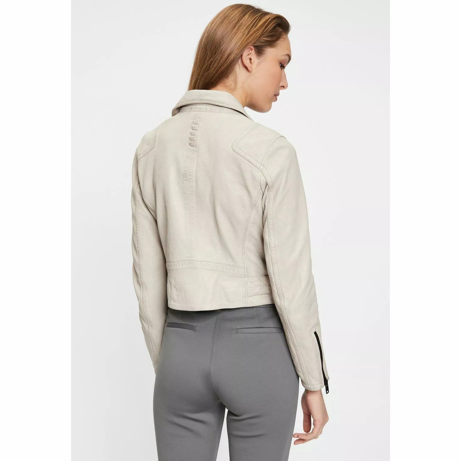 Geaca de Piele Dama Gipsy Alb Murdar G2WBita – Black Friday Geaca de Piele Dama Gipsy Alb Murdar G2WBita – Black Friday