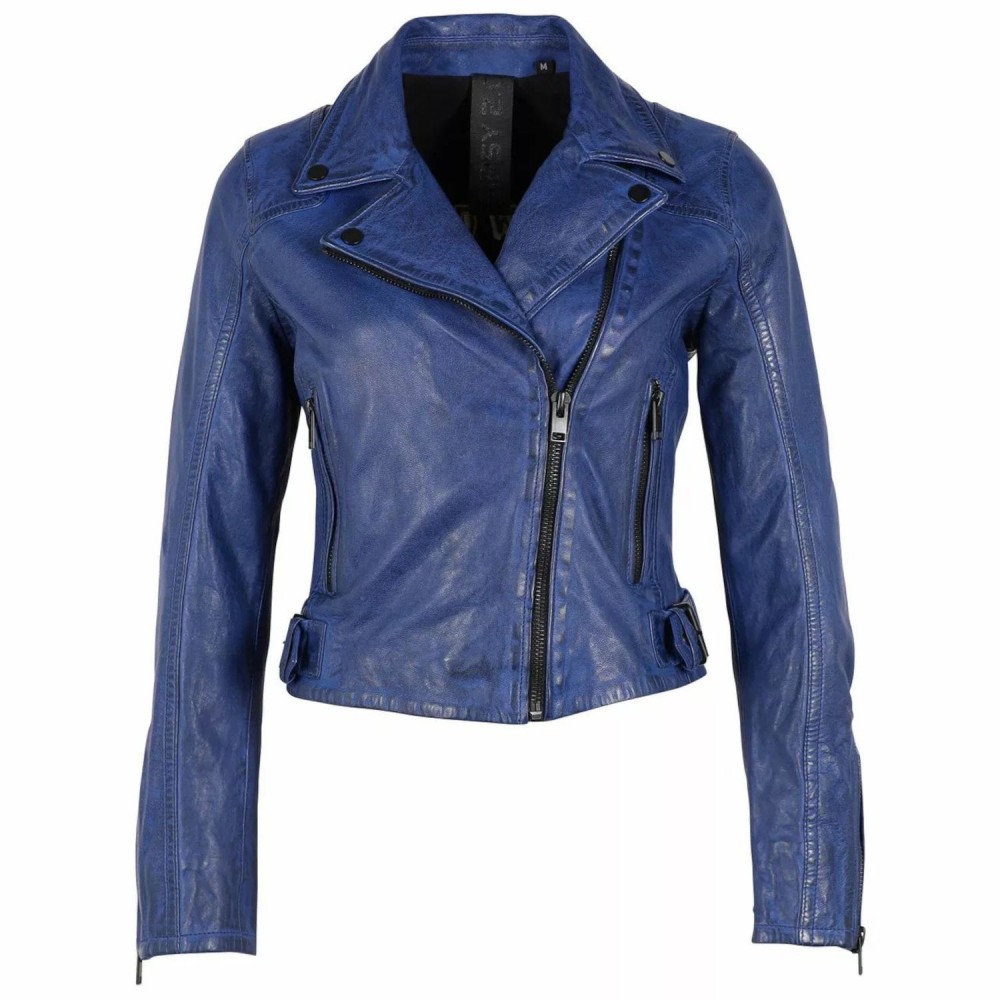 Geaca de Piele Dama Gipsy Albastra G2WBita SF LADESV Geaca de Piele Dama Gipsy Albastra G2WBita SF LADESV - readytowear.ro