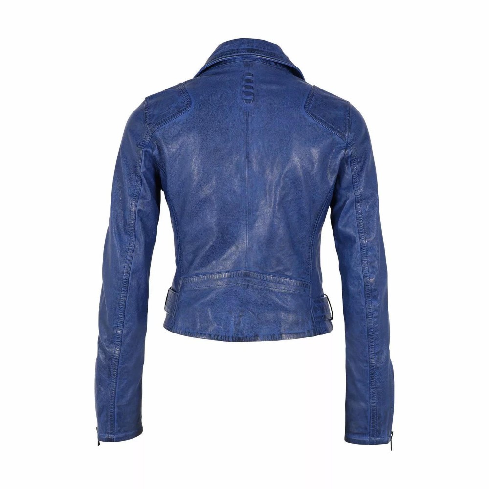 Geaca de Piele Dama Gipsy Albastra G2WBita SF LADESV Geaca de Piele Dama Gipsy Albastra G2WBita SF LADESV - readytowear.ro