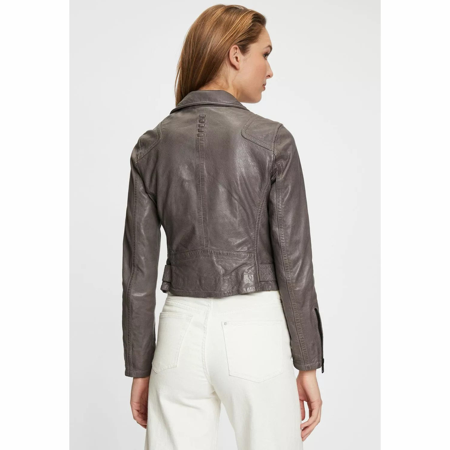 Geaca de Piele Dama Gipsy Gri G2WBita – IMBRACAMINTE