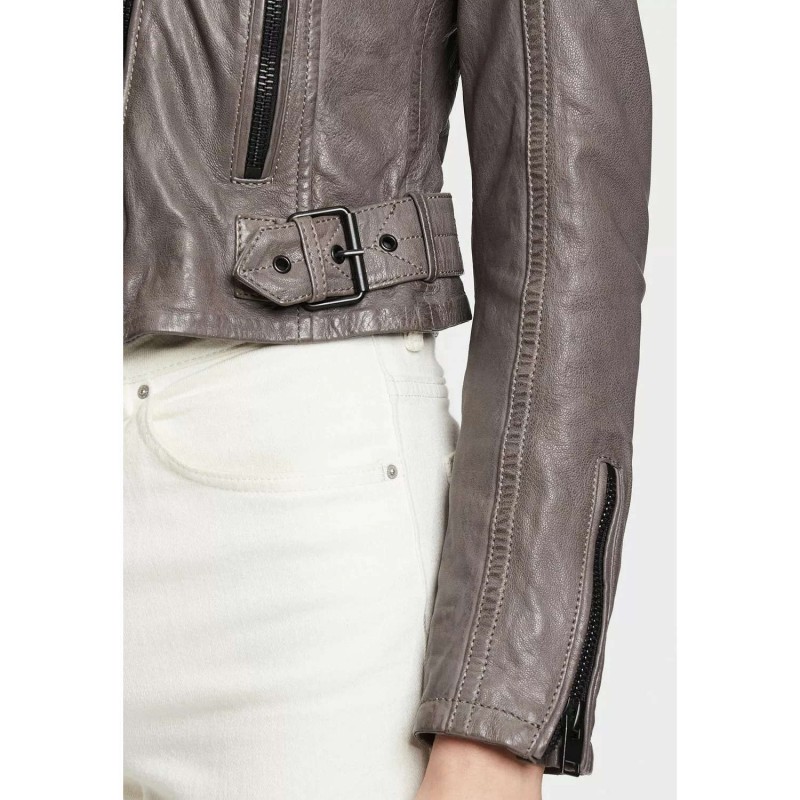 Geaca de Piele Dama Gipsy Gri G2WBita – IMBRACAMINTE Geaca de Piele Dama Gipsy Gri G2WBita – IMBRACAMINTE