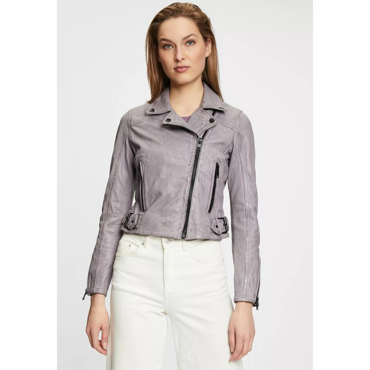 Geaca de Piele Dama Gipsy Mov G2WBita – IMBRACAMINTE