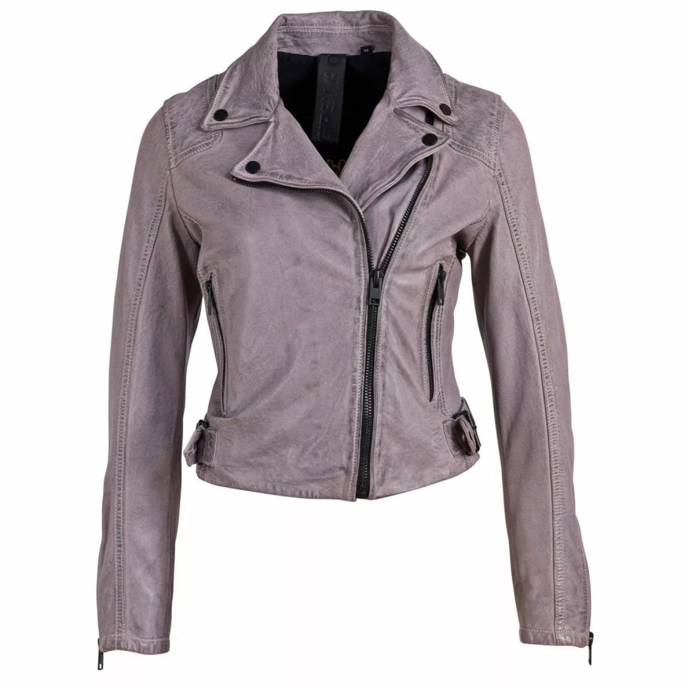 Geaca de Piele Dama Gipsy Mov G2WBita Geaca de Piele Dama Gipsy Mov G2WBita - readytowear
