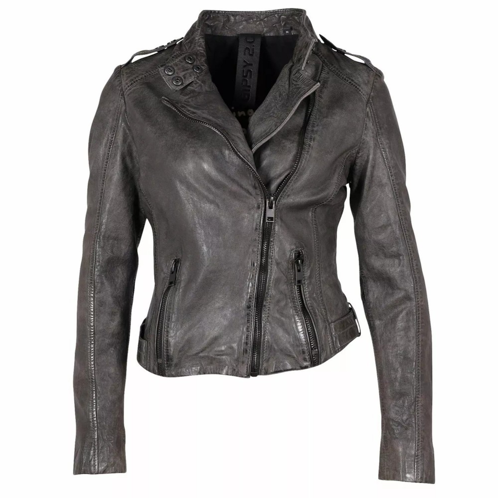 Geaca de Piele Dama Gipsy Antracit G2WCandice SF LVWW Geaca de Piele Dama Gipsy Antracit G2WCandice SF LVWW - readytowear.ro