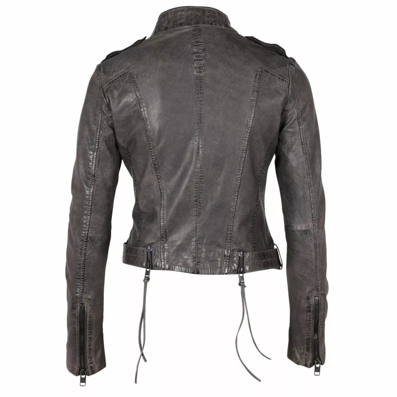 Geaca de Piele Dama Gipsy Antracit G2WCandice SF LVWW – IMBRACAMINTE