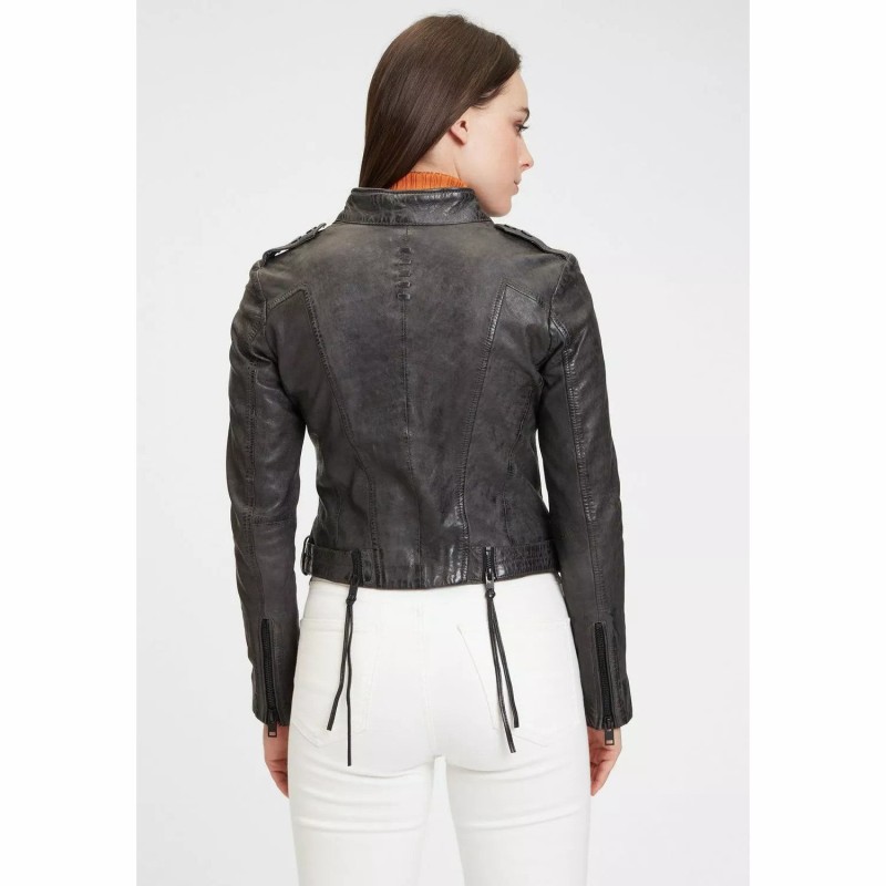 Geaca de Piele Dama Gipsy Antracit G2WCandice SF LVWW – IMBRACAMINTE