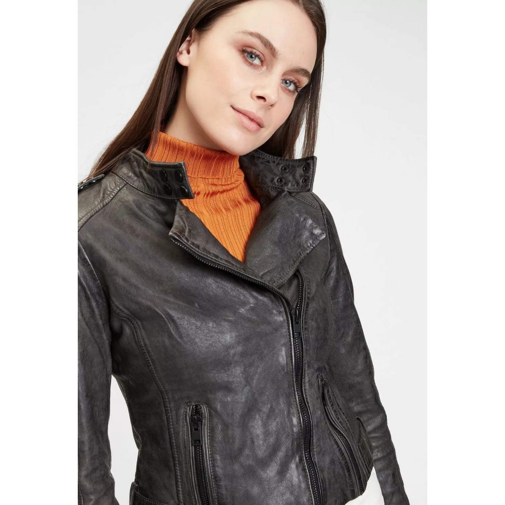 Geaca de Piele Dama Gipsy Antracit G2WCandice SF LVWW Geaca de Piele Dama Gipsy Antracit G2WCandice SF LVWW - readytowear.ro