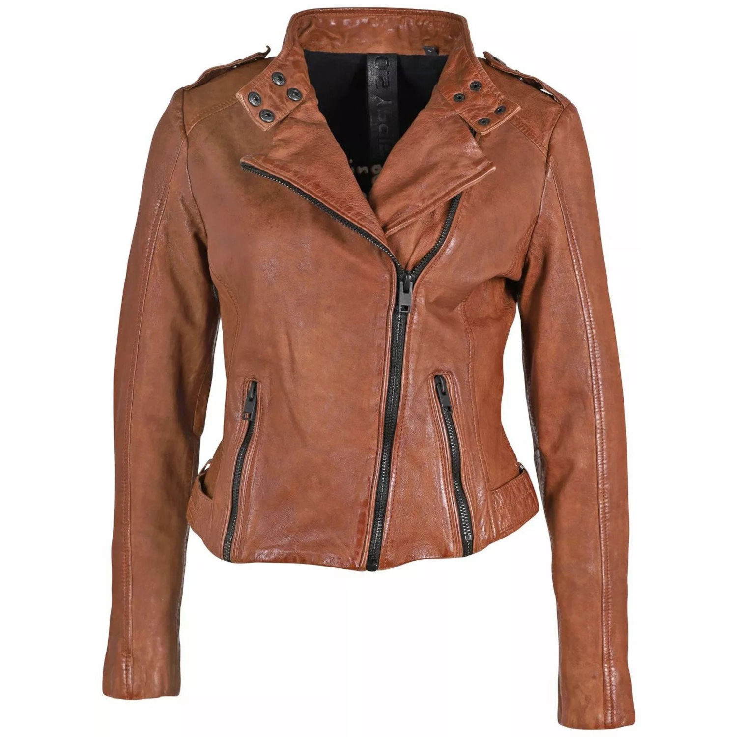 Geaca de Piele Dama Gipsy Coniac G2WCandice SF LVWW – IMBRACAMINTE Geaca de Piele Dama Gipsy Coniac G2WCandice SF LVWW – IMBRACAMINTE