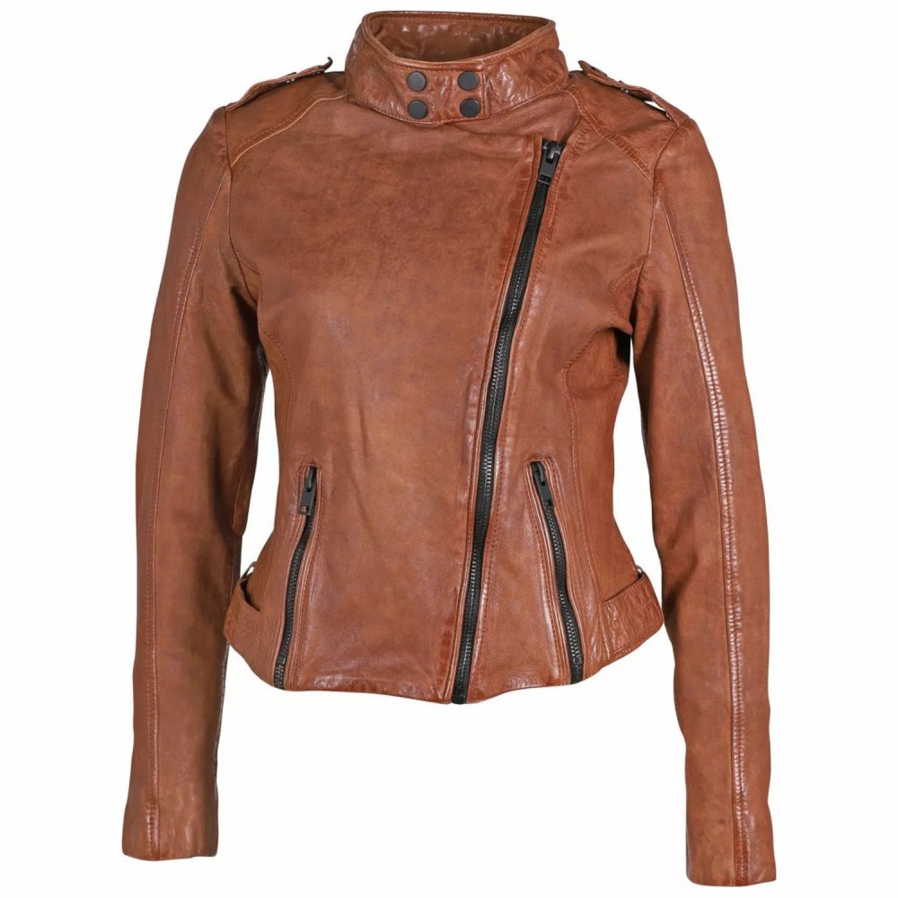 Geaca de Piele Dama Gipsy Coniac G2WCandice SF LVWW Geaca de Piele Dama Gipsy Coniac G2WCandice SF LVWW - readytowear.ro