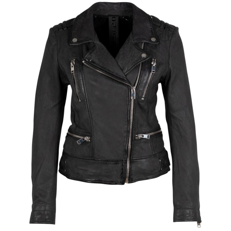 Geaca de Piele Dama Gipsy Gri Inchis G2WCona – Black Friday