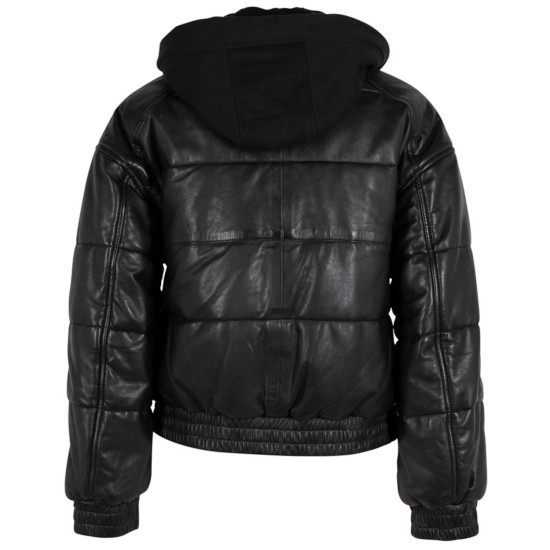 Geaca de Iarna din Piele Dama Gipsy Neagra G2WDacana Geaca de Iarna din Piele Dama Gipsy Neagra G2WDacana