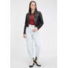 Geaca Scurta de Piele Dama Gipsy Neagra G2WDamara SF LABRIV geci de piele - readytowear.ro