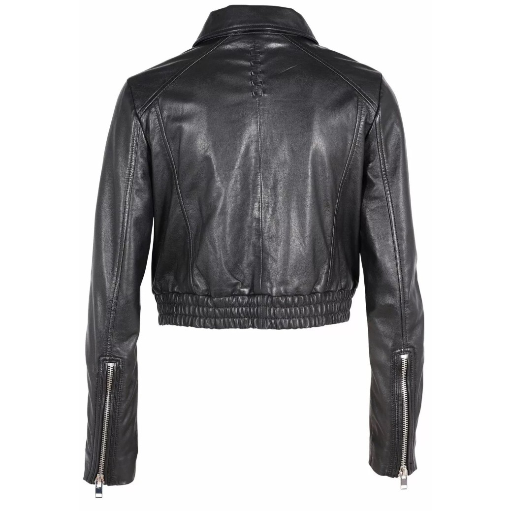 Geaca Scurta de Piele Dama Gipsy Neagra G2WDamara SF LABRIV – IMBRACAMINTE