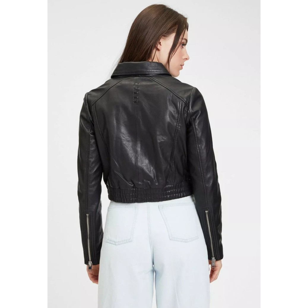 Geaca Scurta de Piele Dama Gipsy Neagra G2WDamara SF LABRIV – IMBRACAMINTE