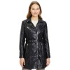 Geaca Lunga de Piele Dama Gipsy Neagra G2WDayna Geaca Lunga de Piele Dama Gipsy Neagra G2WDayna - readytowear.ro