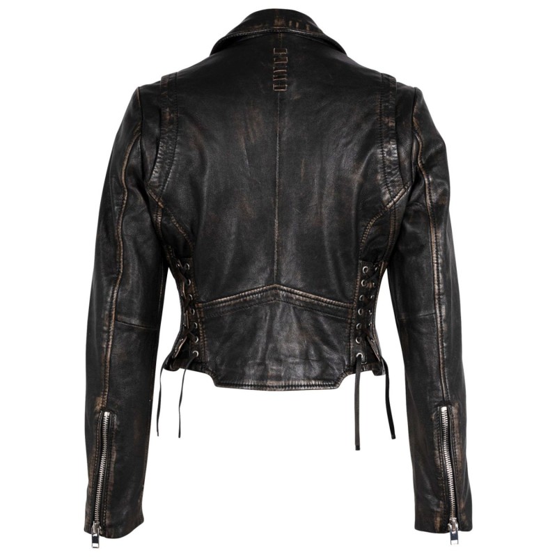 Geaca de Piele Dama Gipsy Negru Antic G2WDovea – Black Friday Geaca de Piele Dama Gipsy Negru Antic G2WDovea – Black Friday